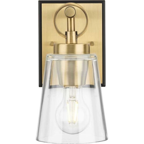 Cassell 1 Light 4.75 inch Vintage Brass Bathroom Vanity Light Wall Light