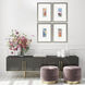 Homecoming Blue and Green and Pink and Multi Framed Art