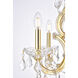 Maria Theresa 6 Light 20 inch Gold Dining Chandelier Ceiling Light in Clear, Royal Cut