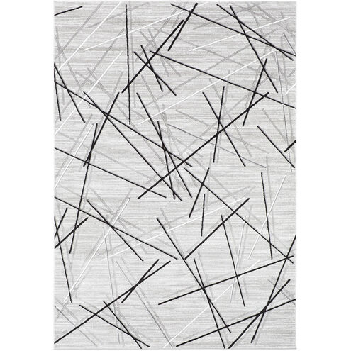 Sesia 36 X 24 inch Light Grey Rug in 2 x 3