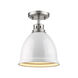 Duncan 1 Light 8.88 inch Flush Mount