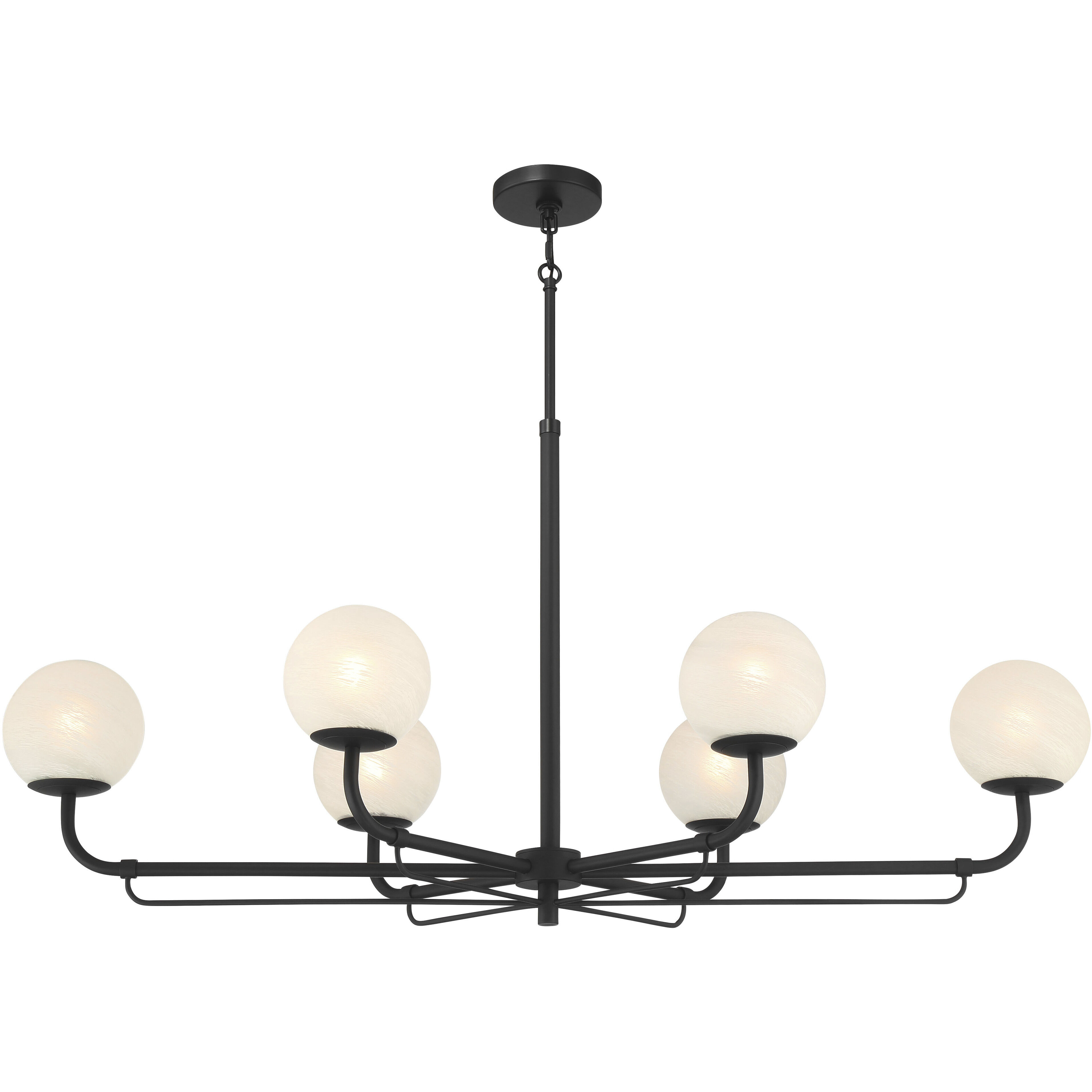 Whitehall Island Light Ceiling Light in Dark Matte Black