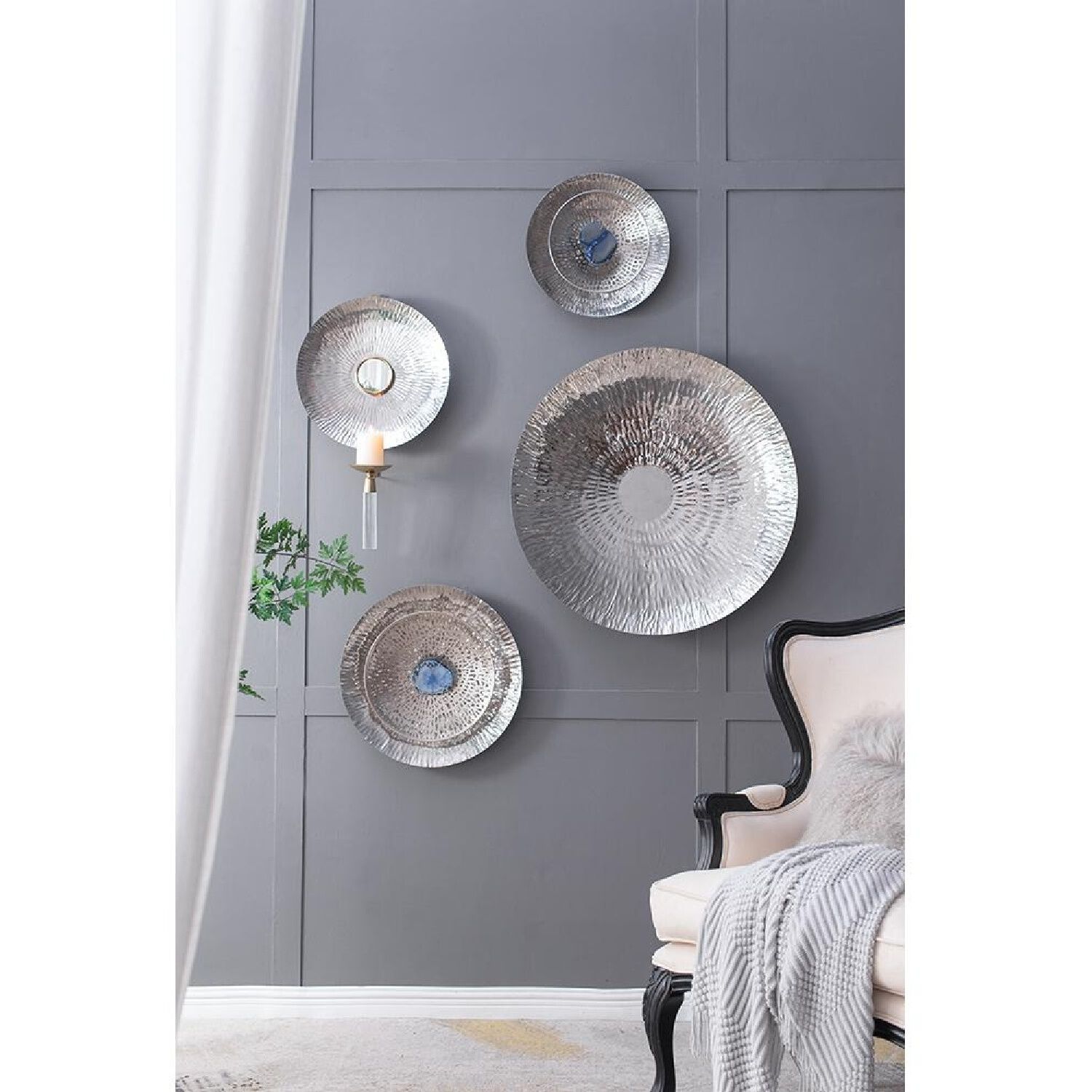 Dex Blue/Gold/Shiny Polish Wall Décor