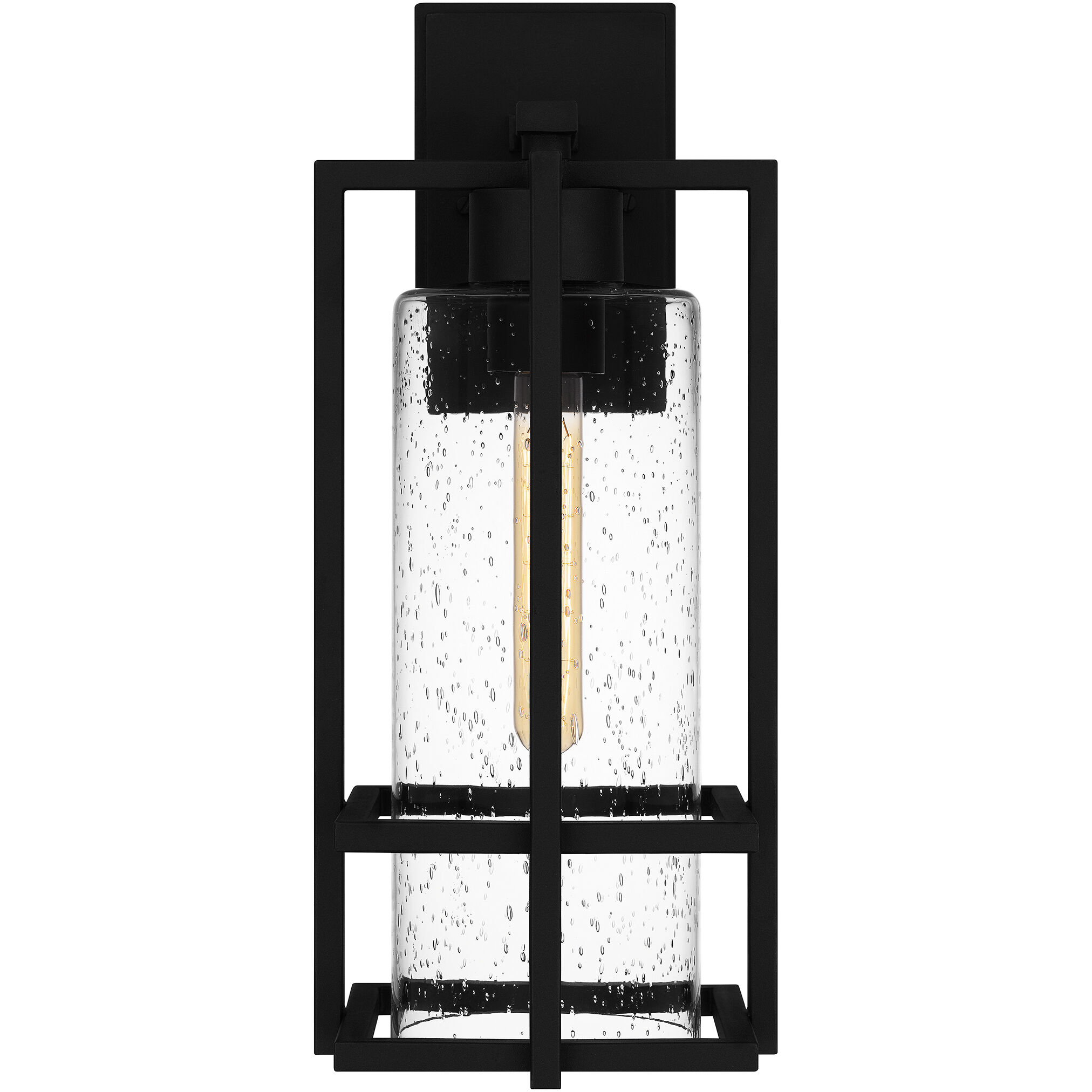Damien 1 Light 17 inch Earth Black Outdoor Wall Lantern