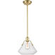 Luna LED 10.63 inch Satin Brass Mini Pendant Ceiling Light