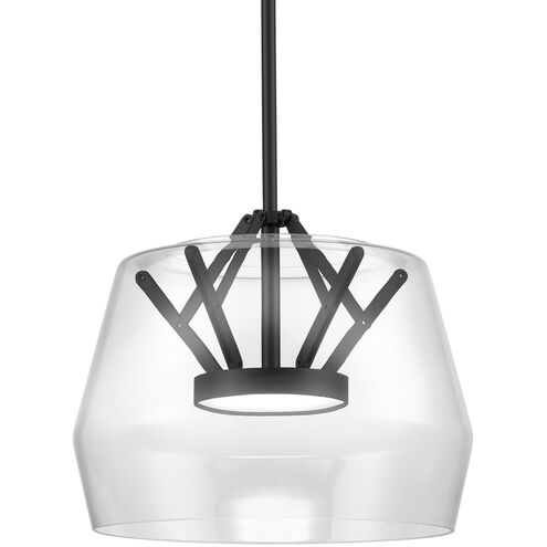 Deco LED 11.75 inch Black Pendant Ceiling Light