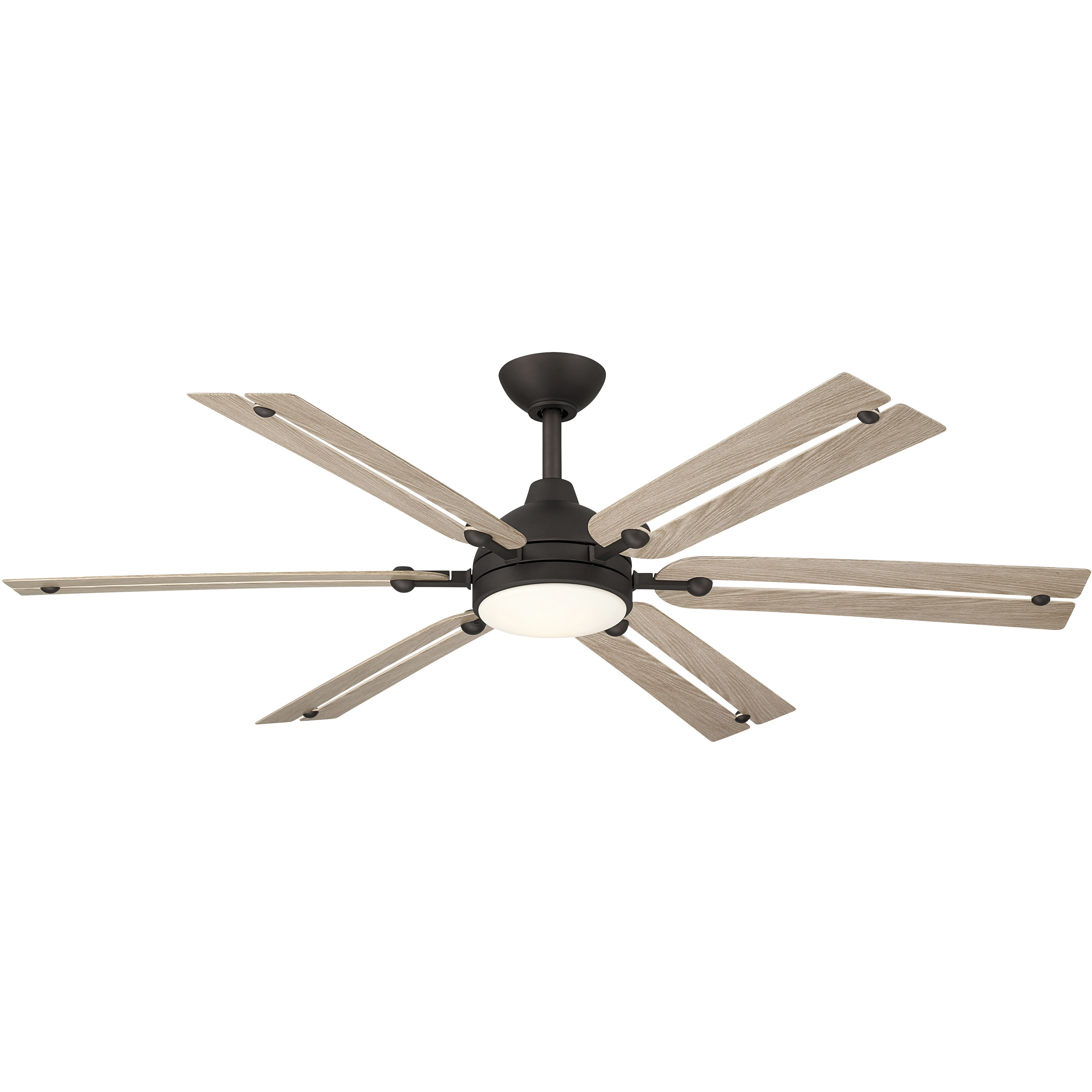 Allegata 56 inch Dark Bronze with Ashwood Blades Smart Ceiling Fan