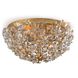 Cheshire 2 Light 14 inch Gold Leaf Flush Mount Ceiling Light