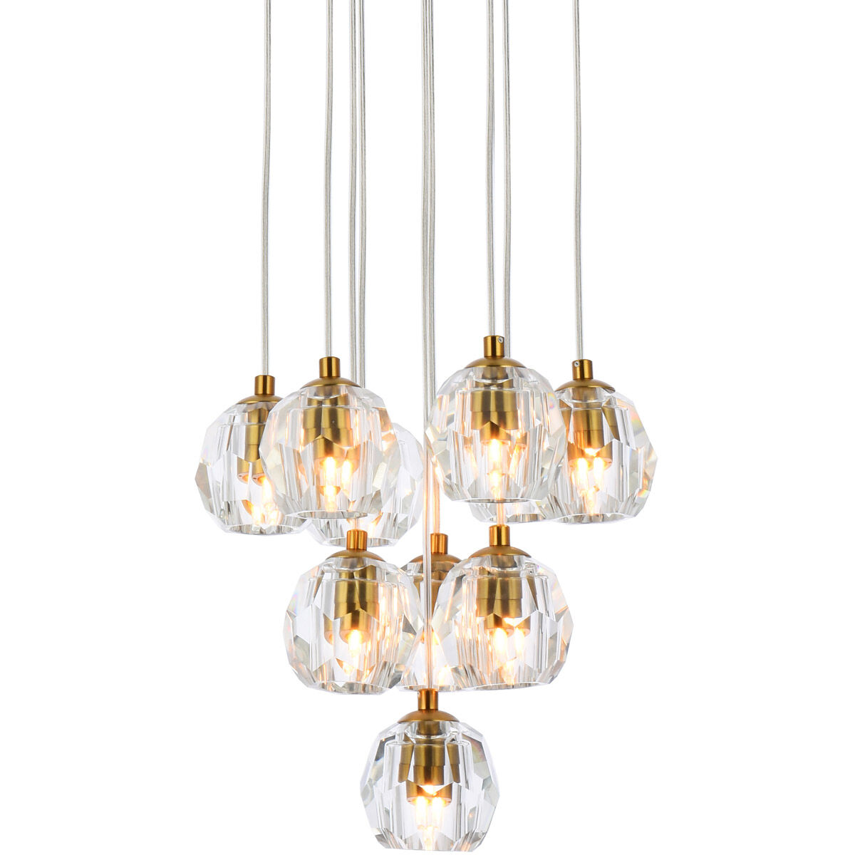Eren 10 Light 11 inch Gold Pendant Ceiling Light