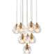 Eren 10 Light 11 inch Gold Pendant Ceiling Light