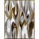 Canyon View Gray and Brown and Metallic Canvas