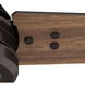 Cassius 60 inch Premier Bronze with Fire Polished Wood and Premier Bronze Blades Outdoor Ceiling Fan