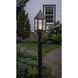 Ashford 1 Light 19.25 inch Gunmetal Post Lantern in Clear Glass, H Wire Pattern, Brass Traditions by Innovations Lighting