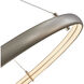 Sling LED 40 inch Titanium Silver Pendant Ceiling Light