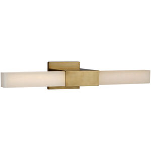 Kelly Wearstler Covet LED 24 inch Antique-Burnished Brass Over The Mirror Bath Light Wall Light