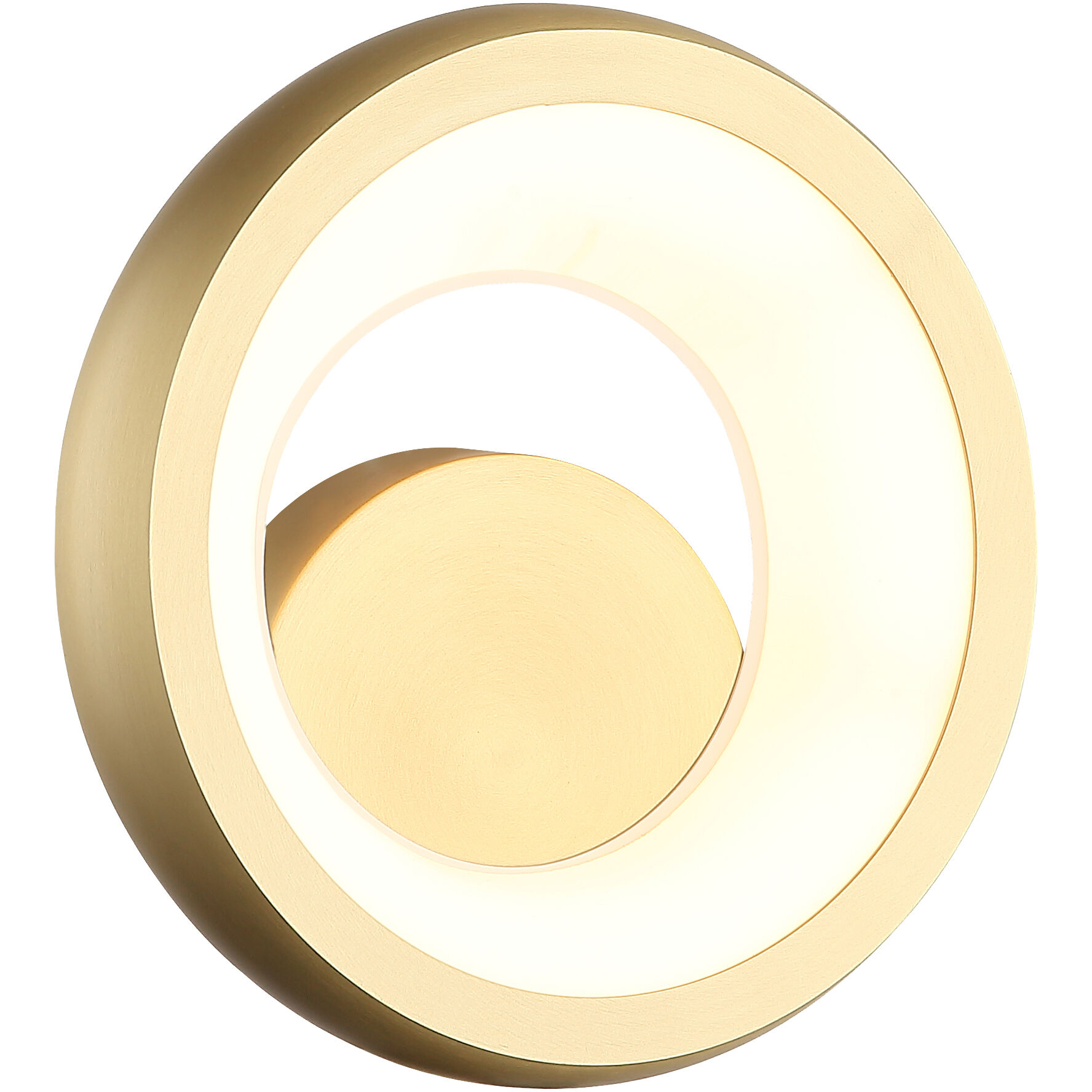 Maverick LED 8 inch Brushed Gold Wall Sconce Wall Light