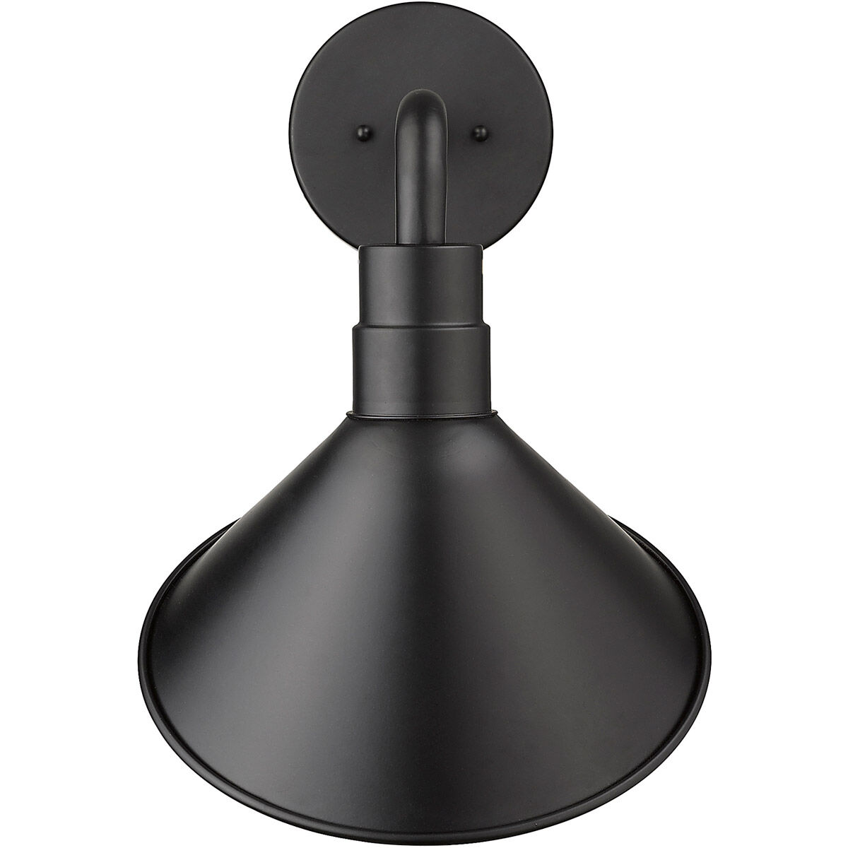 Fuller 1 Light 17 inch Matte Black Exterior Wall Mount