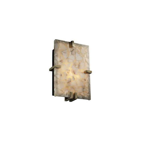 Alabaster Rocks LED 8.5 inch Polished Chrome ADA Wall Sconce Wall Light in 2000 Lm LED