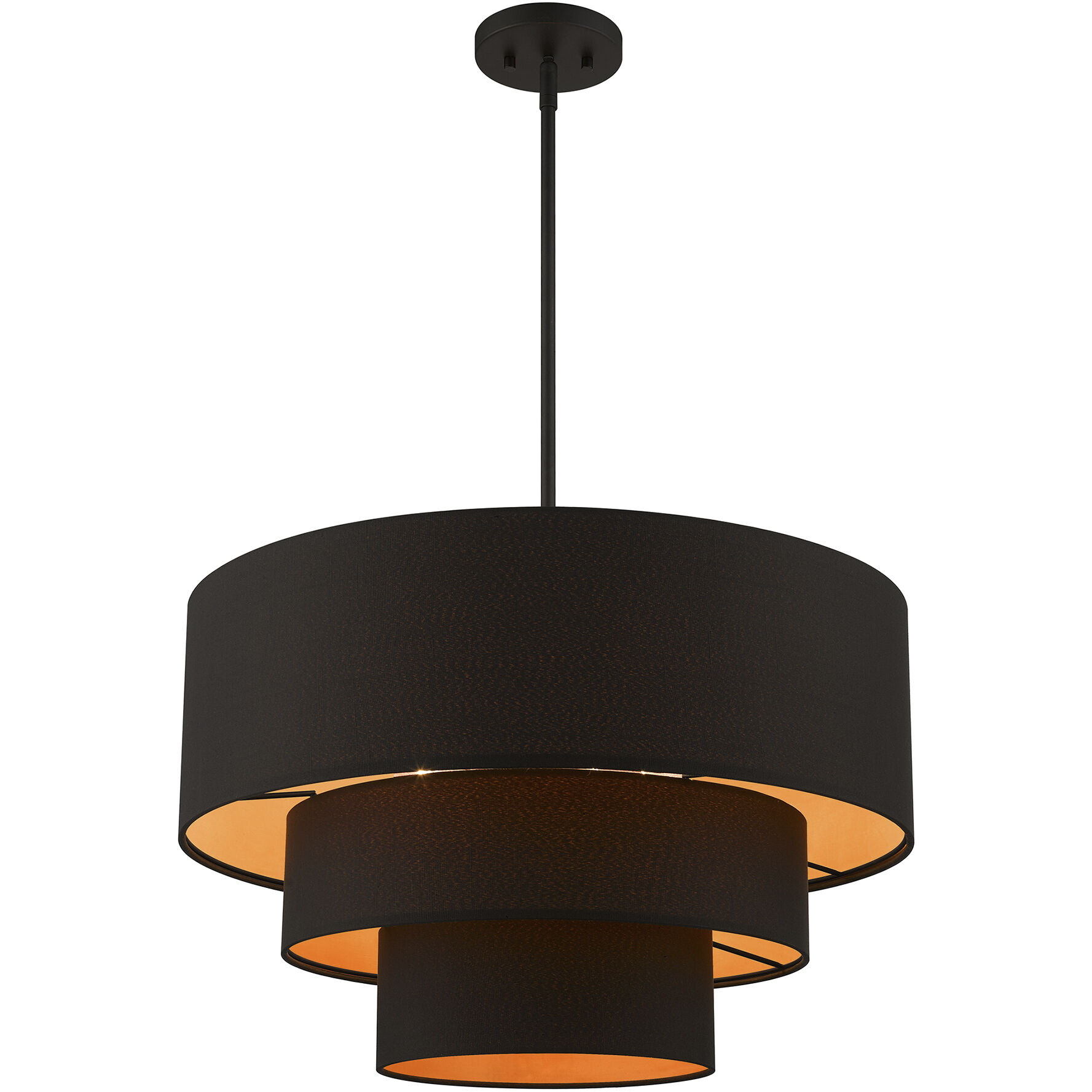 Sentosa 4 Light 23 inch Black Pendant Chandelier Ceiling Light