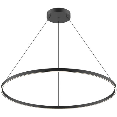 Cerchio LED 47.25 inch Black Pendant Ceiling Light