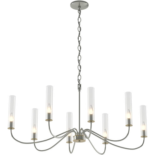 Grace 8 Light 36 inch Sterling Chandelier Ceiling Light, 8 Arm