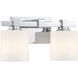 Abelson 2 Light 14.00 inch Bathroom Vanity Light