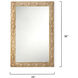 Relief 36 X 24 inch Natural Mirror