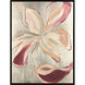 Floral Spice Red and Beige and Metallic and Neutral Canvas, The Studio