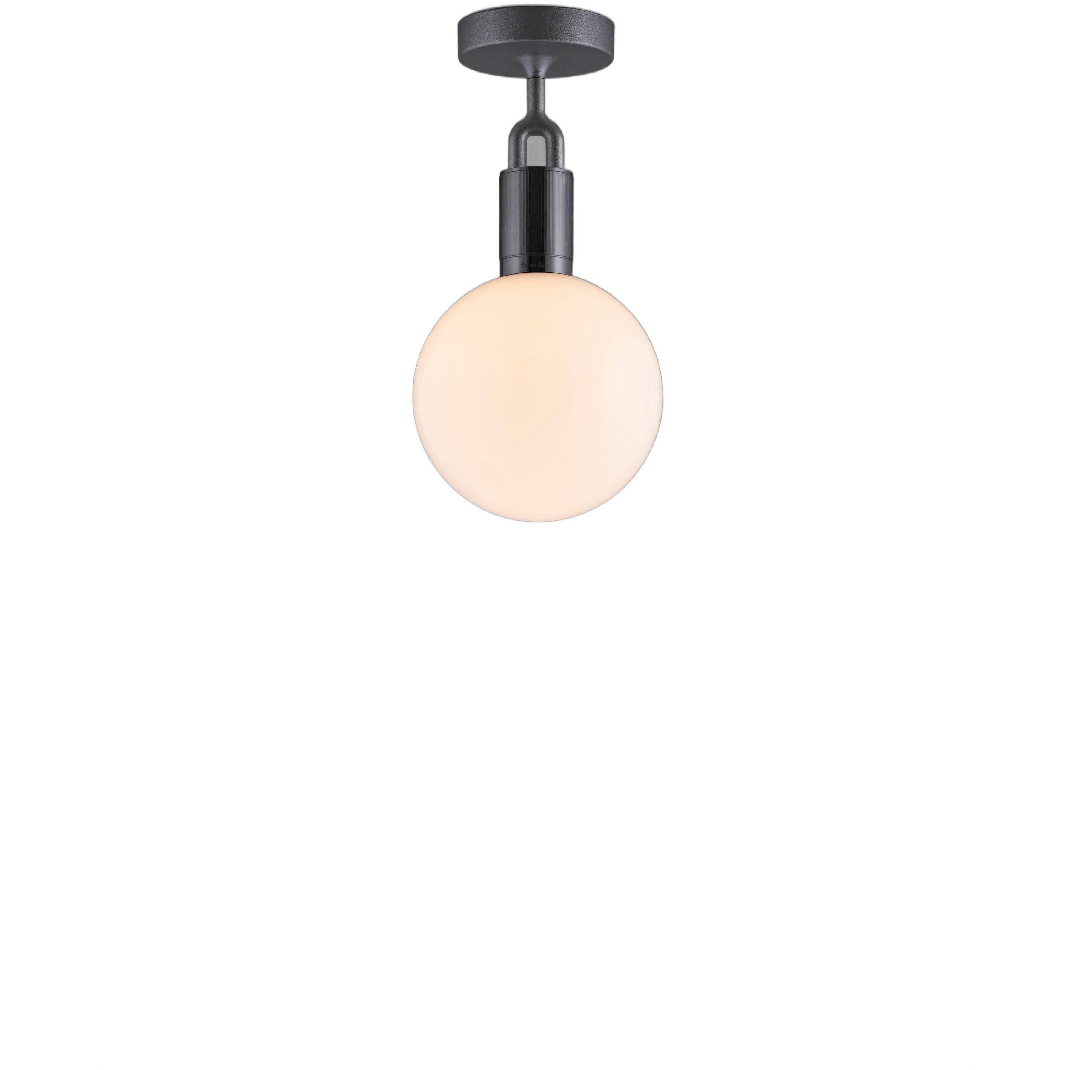 Forked LED 7.87 inch Gun Metal Flush Mount Ceiling Light