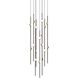 Constellation Aries LED 11.5 inch Espresso Black Pendant Ceiling Light in 2200K, White Optical Acrylic, 10 FT. Cord