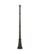 Outdoor Posts 71 inch Black Outdoor Post