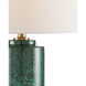 St. Isaac 24 inch 150.00 watt Green/Brass Table Lamp Portable Light