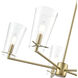 Maccan 5 Light 31 inch Vintage Brass Chandelier Ceiling Light