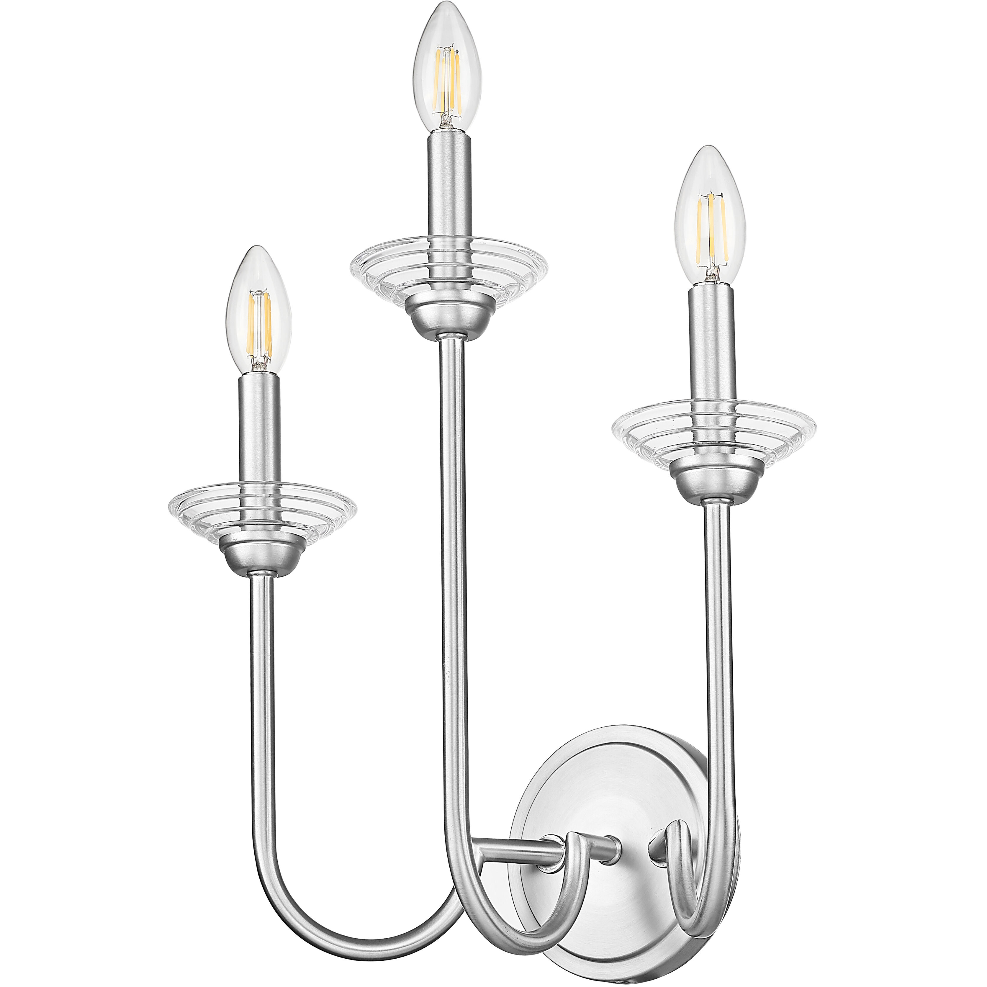 Allistair Wall Sconce Wall Light in Brushed Nickel