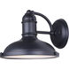 Madison 1 Light 7 inch Black Outdoor Downlight