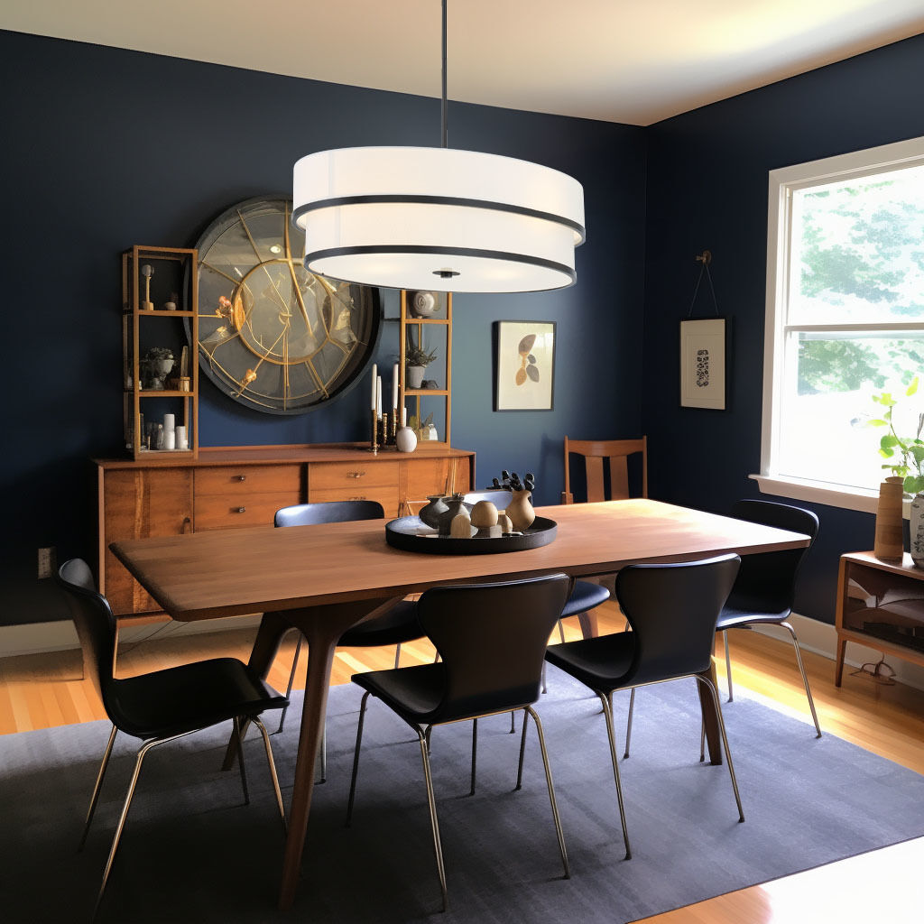 Cascade 4 Light Coal Pendant Ceiling Light, Oval