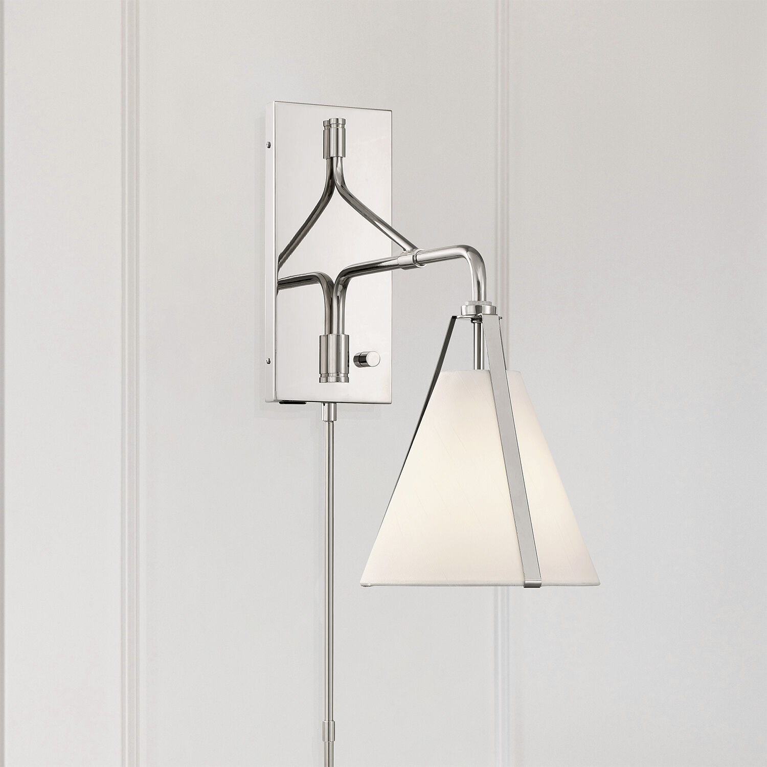 Fulton 18 inch 60.00 watt Polished Nickel Task Sconce Wall Light