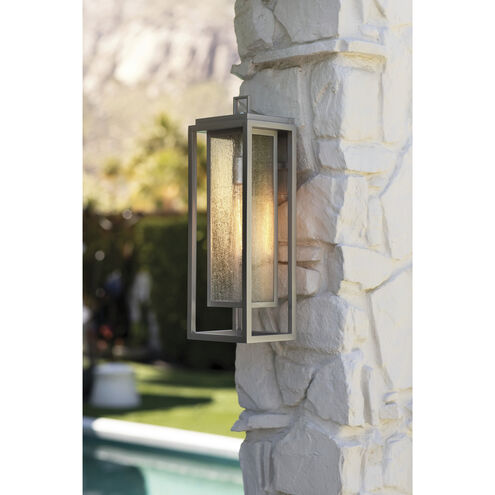 Coastal Elements Republic LED 20 inch Satin Nickel Outdoor Wall Mount Lantern, Estate Series