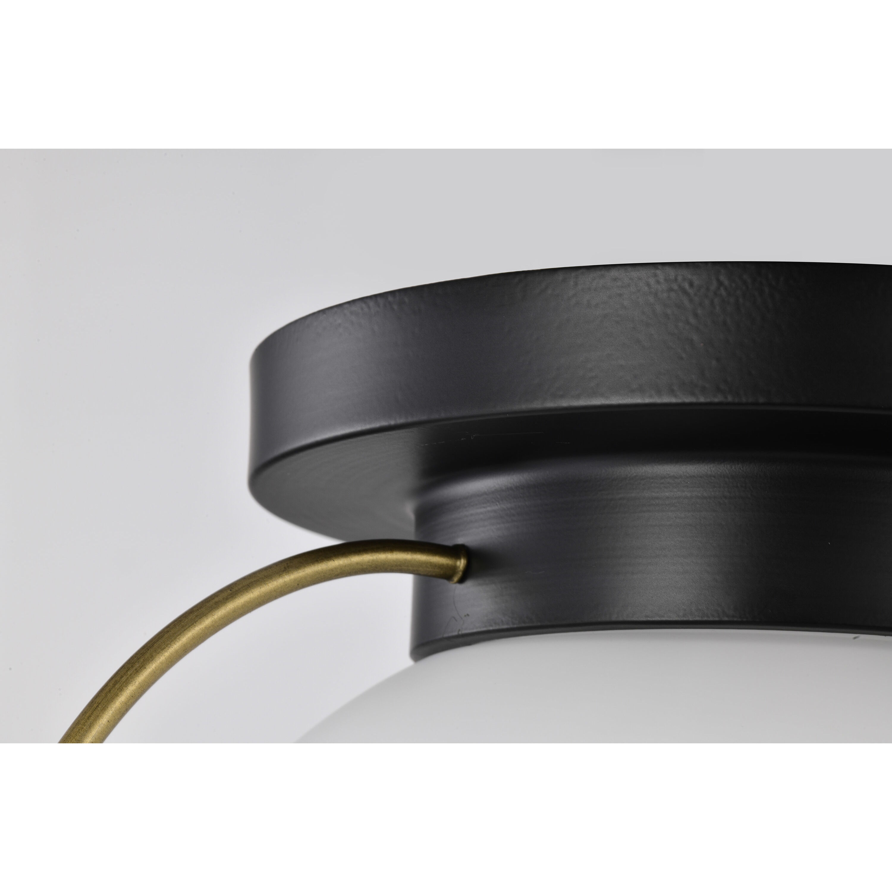 Lakeshore 1 Light 13 inch Matte Black Flush Mount Ceiling Light