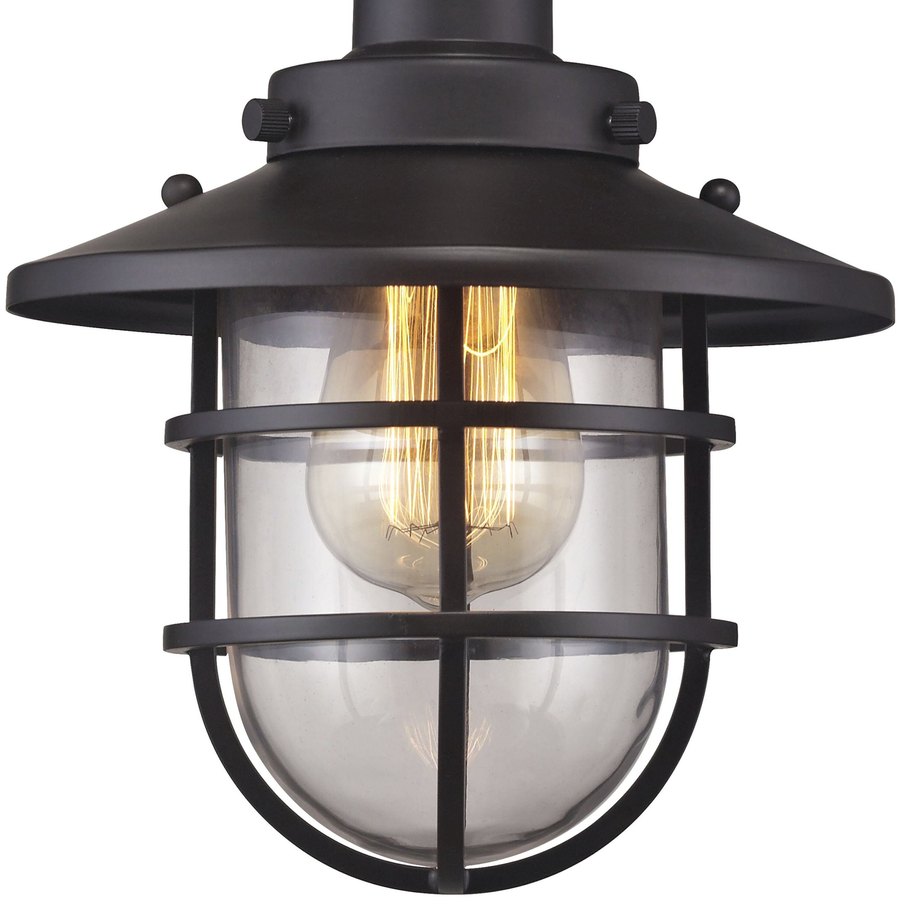 Seaport Sconce Wall Light in Oil Rubbed Bronze