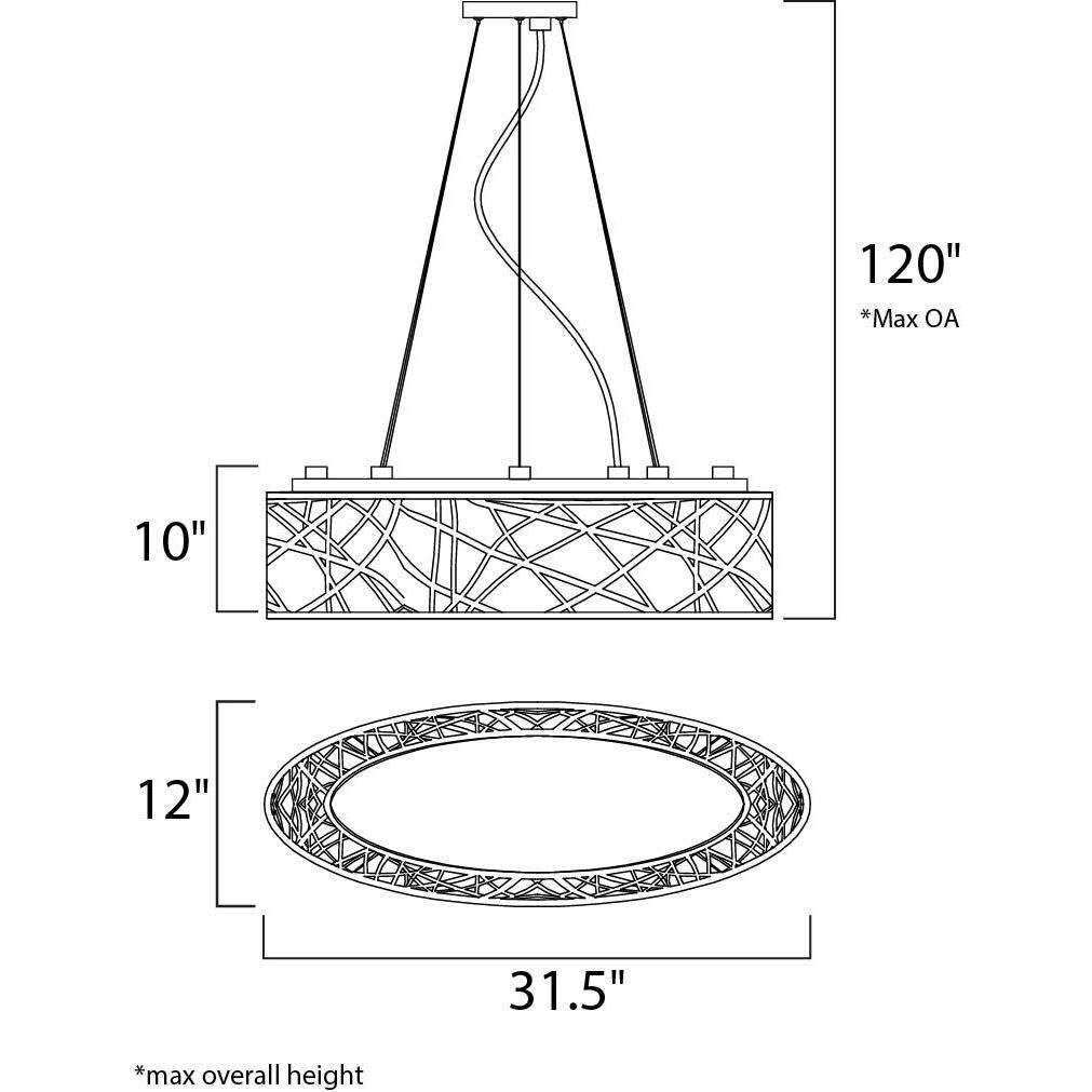 Troy Linear Pendant Ceiling Light