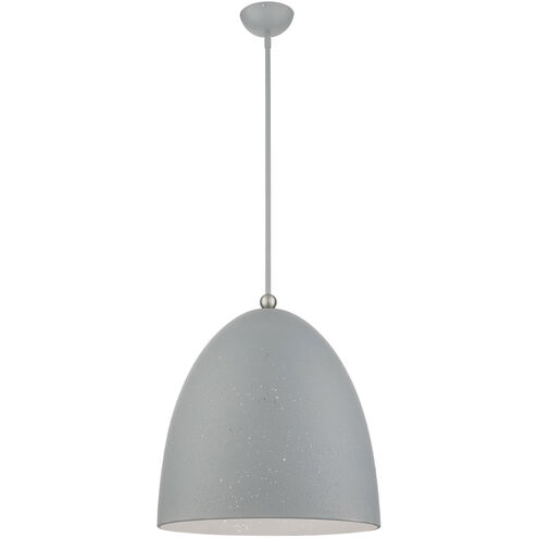 Arlington 3 Light 19 inch Nordic Gray with Brushed Nickel Accents Pendant Ceiling Light
