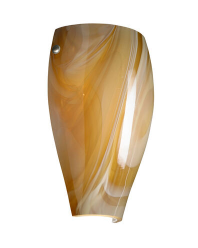 Chelsea 1 Light 7 inch Satin Nickel ADA Wall Sconce Wall Light in Incandescent, Honey Glass