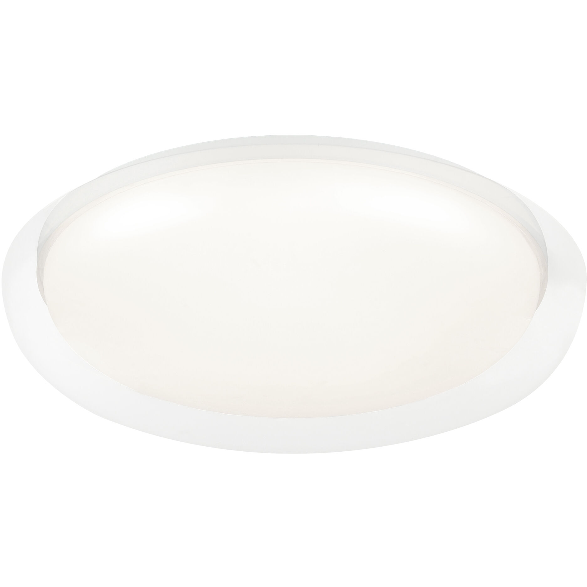 Aurora 1 Light 15.75 inch Matte White Flush Mount Ceiling Light