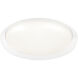 Aurora 1 Light 15.75 inch Matte White Flush Mount Ceiling Light