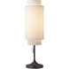 Lollipop 31 inch 14 watt Black Nickel Table Lamp Portable Light