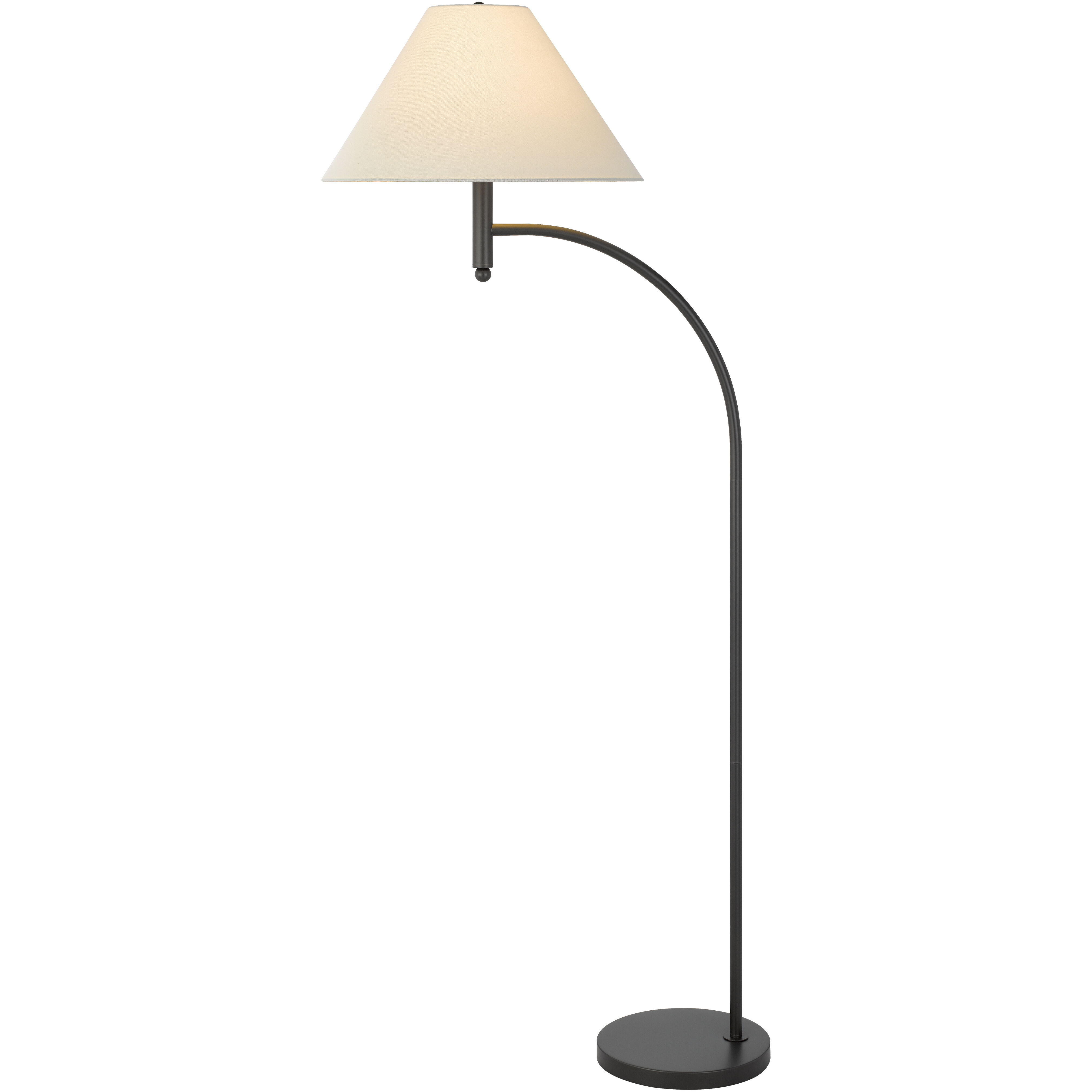 Mosley 65 inch 150 watt Charcoal Grey Floor Lamp Portable Light