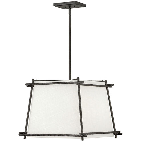 Tress 4 Light 21 inch Forged Iron Indoor Pendant Ceiling Light