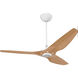 Haiku 60 inch White with Caramel Bamboo Blades Ceiling Fan