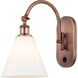 Ballston Cone 1 Light 8 inch Antique Copper Sconce Wall Light